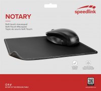 NOTARY Soft Touch Mousepad, black